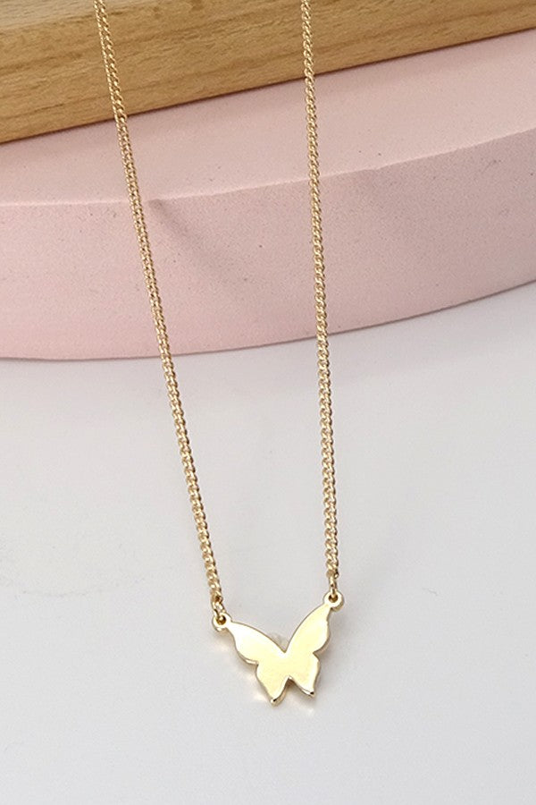 Mini Butterfly Necklace – Sole Statesboro