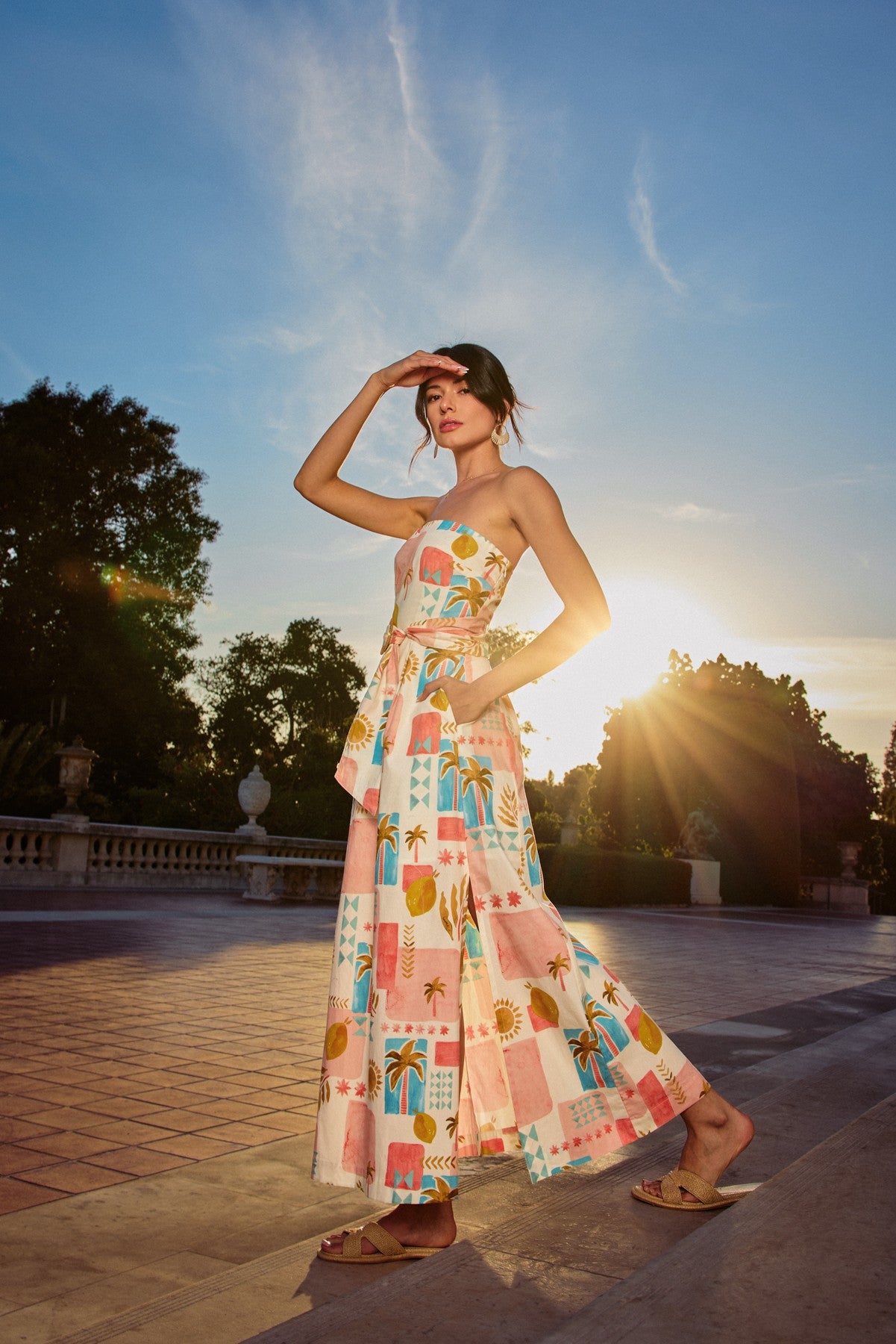 amalfi coast cocktail dress Sassy Shortcake Amalfi Coast Dress