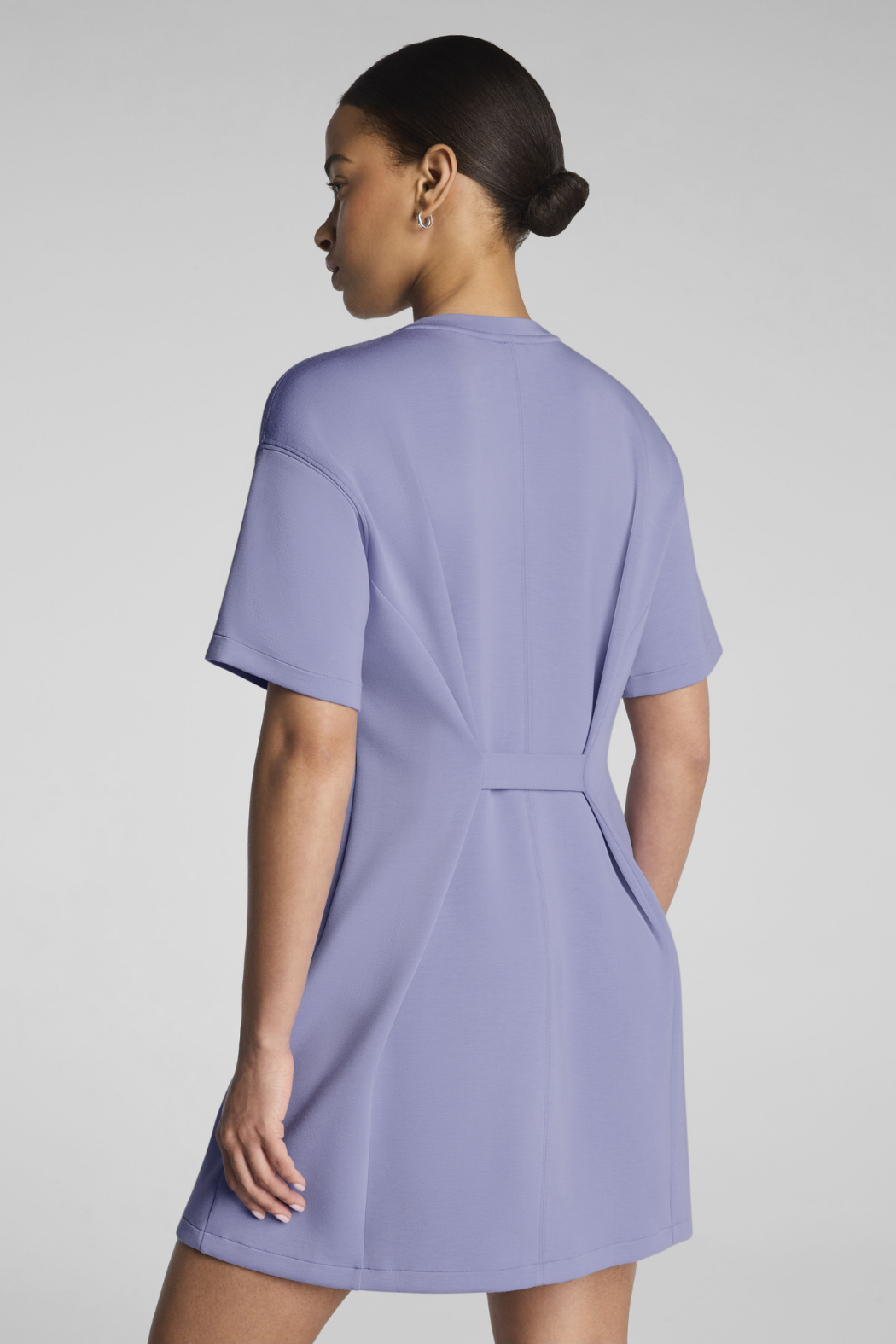 SPANX Women's AirEssentials Mini T-Shirt Tencel Modal Dress in Anemone size S