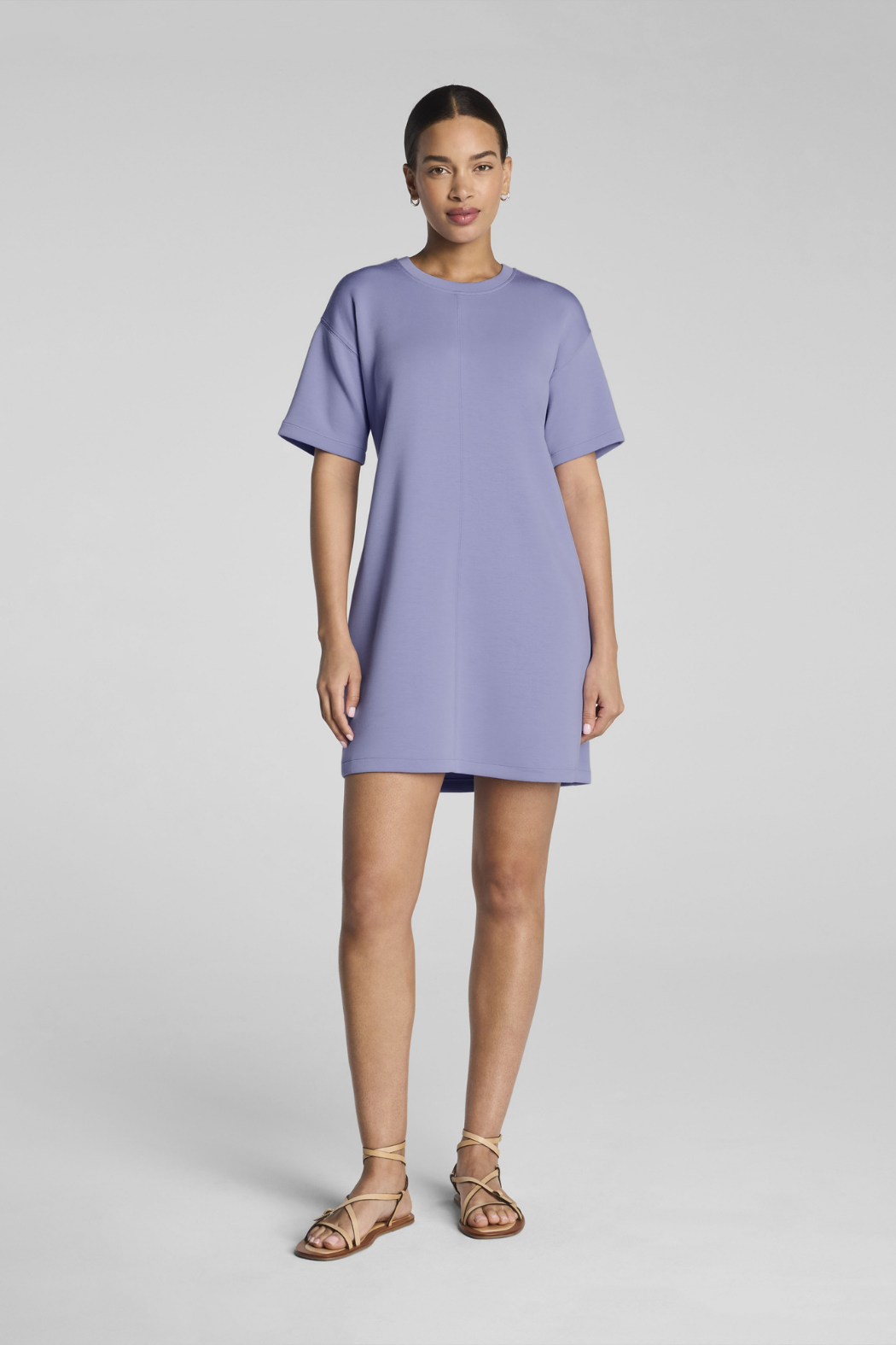 airessentials cinched t shirt dress Spanx Air Essentials Cinched T-Shirt Dress